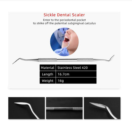 Dentist Stainless Steel Tartar Remover Set of 4.
