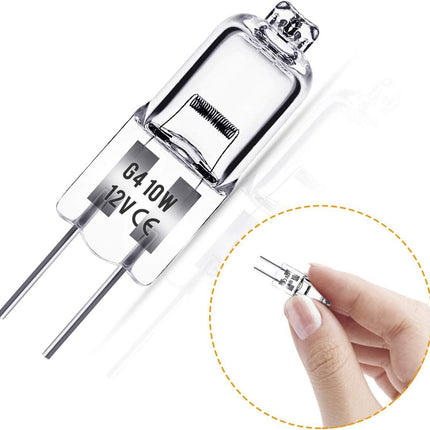 G4 halogen lamps 10W 12V - Warm white - 20-pack 10W 20pcs 10W.