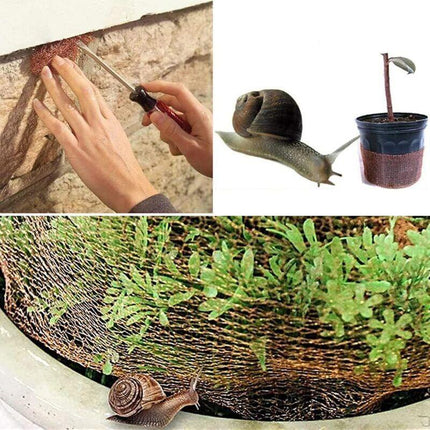Copper net, 1 roll of 6 meters, against snails, mice, birds and nematodes, garden protection against rodents, knitted copper.