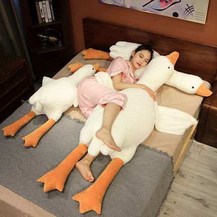 Giant White Goose Plush Stuffed Animal 160cm Duck Pillow.