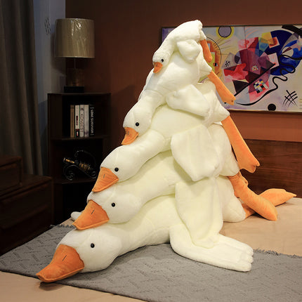 Giant White Goose Plush Stuffed Animal 160cm Duck Pillow.
