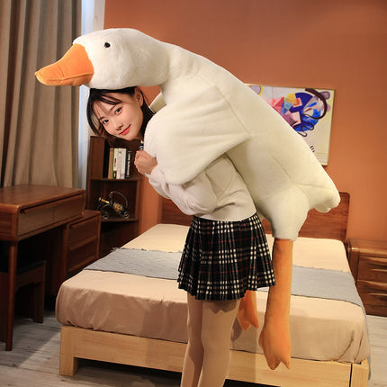 Giant White Goose Plush Stuffed Animal 160cm Duck Pillow.