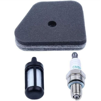 Lawn Mower Spark Plug Air Fuel Filter Fits Stihl FS87 FS90 FS100 FS110 FS130 Lawn Mower Compatible with Gas Kit 3.