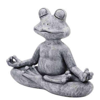 Meditating Frog Meditation Frog Outdoor Decoration Garden Statue Resin Ornaments Garden Courtyard Design.