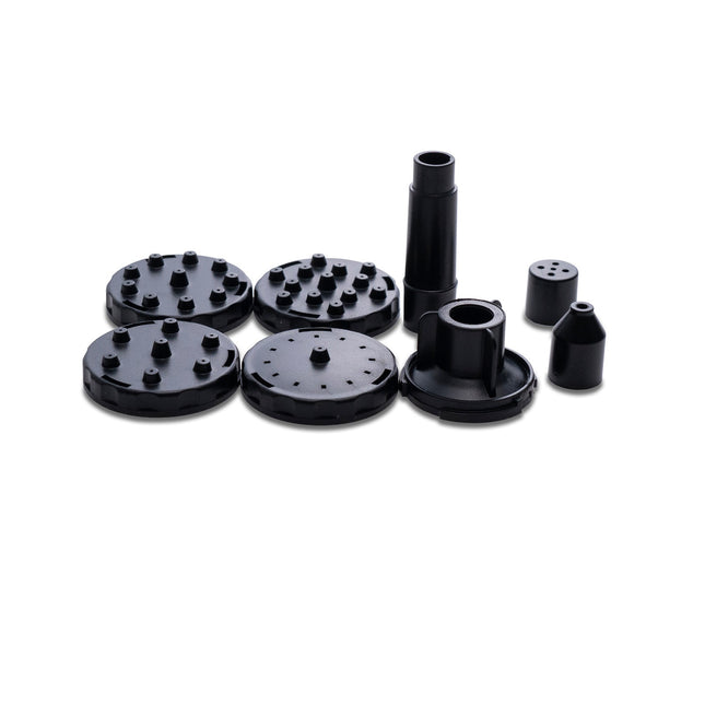 Solar Fountain with Solar Cell 16 cm Black for Garden Water Feature.