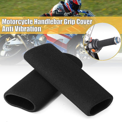 2-pack motorcycle anti-vibration handle covers Inner diameter: 31mm (applicable range: 3.17-3.68 cm) Comfort foam non-slip for all handles.