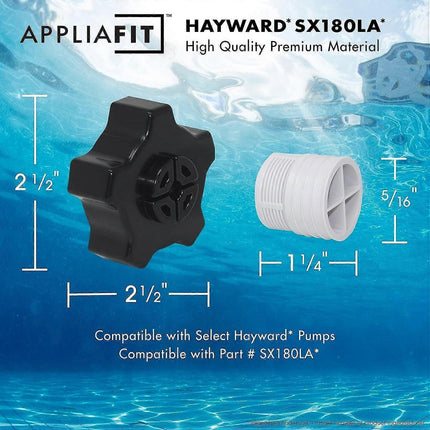 Hayward SX180LA Sand Cylinder Drain Cap Compatible with Pro Series Sand Filter Replacement Accessory With Gasket.