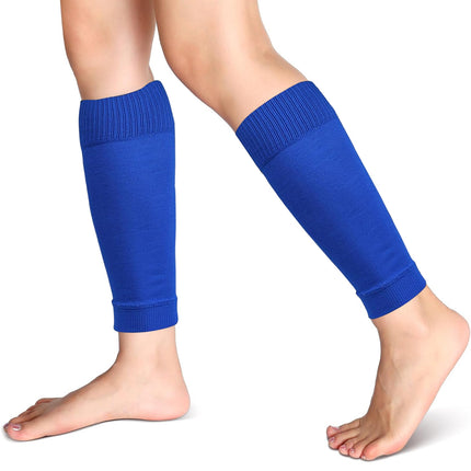 Soccer Shin Guards Sleeves Leg Socks Compatible with Football Socks for Unisex Children Youth.
