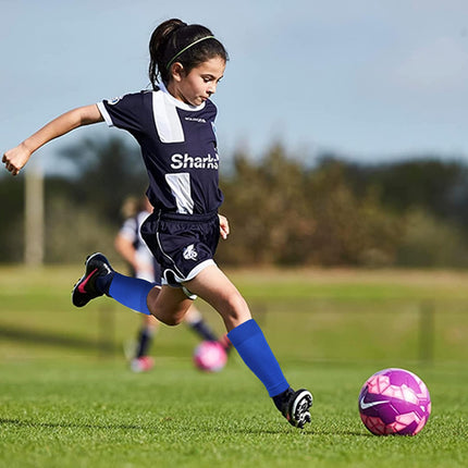 Soccer Shin Guards Sleeves Leg Socks Compatible with Football Socks for Unisex Children Youth.