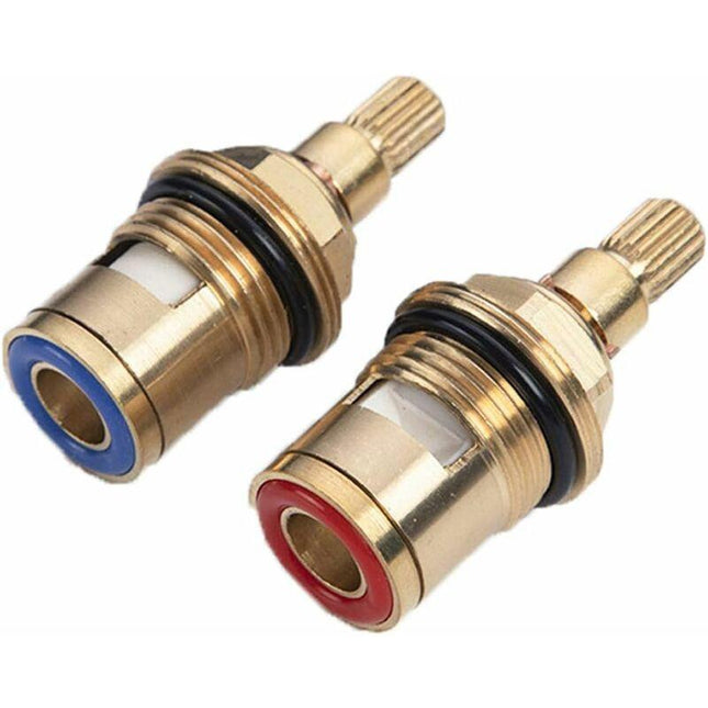 Compatible with 1/2 Ceramic Faucet Insert, Hot and Cold Ceramic Faucet.