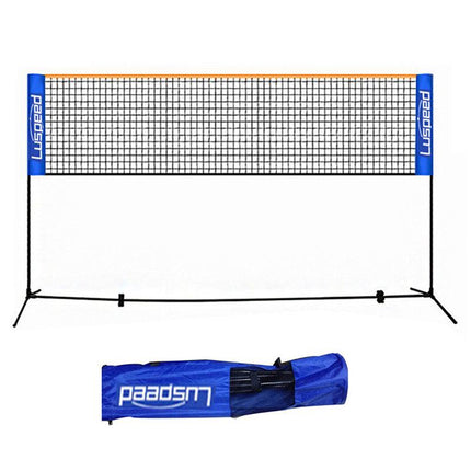 Portable Foldable Standard Professional Badminton Net Indoor Outdoor White 5.1m.