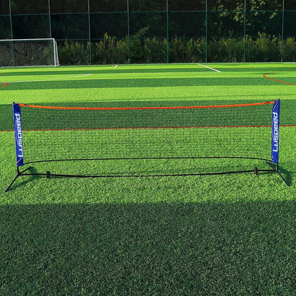 Portable Foldable Standard Professional Badminton Net Indoor Outdoor White 5.1m.