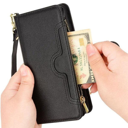 Compatible with Samsung Galaxy S21 5G Case Magnetic Leather Wallet Samsung Card Holder Protective Cover.