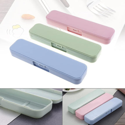 Portable Cutlery Box - Set of 3, Perfect for Camping, Traveling and More (Multicolor).