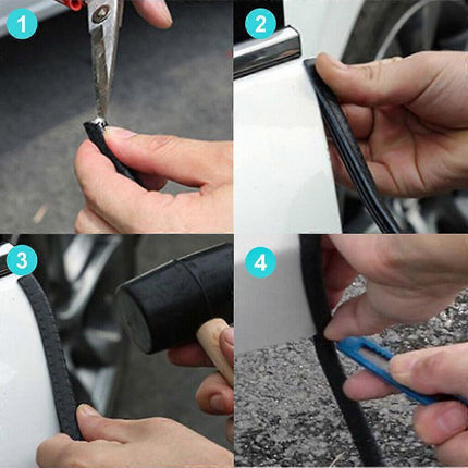 10 m edge protection edge profile black pipe tape clamping profile rubber.