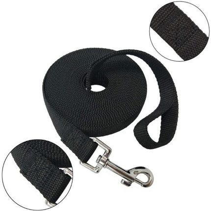 Training Leash for Small and Medium Dogs, Dog Leash for Dog/Puppy for Recall Training, Camping-Black 10*2M_max.