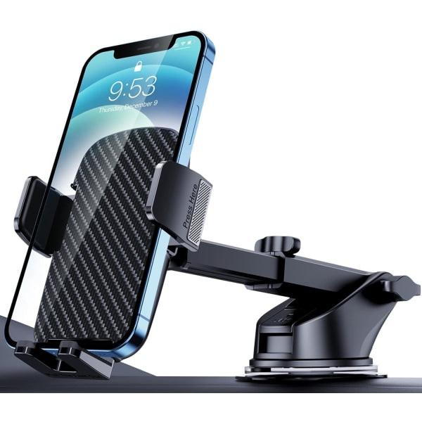 Universal Car Phone Holder with Military Suction Cup, 360° Rotation, Dashboard Mount for GPS \u0026 Phones.