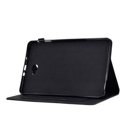 Compatible with Samsung Galaxy Tab A 10.1 2016 T580 T585 Shockproof Case Black Pu Leather Butterfly Floral Pattern Samsung.