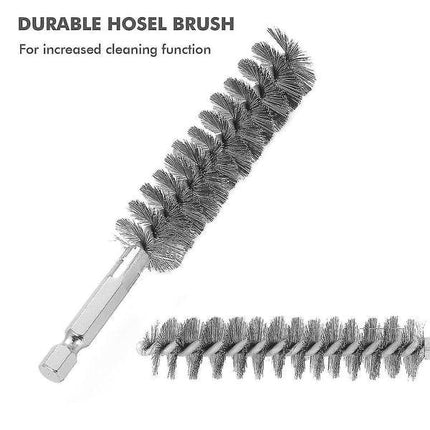 6-Piece Wire Brush Set for Drills, Multiple Sizes for Cleaning, Compatible with Most Brands.