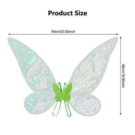 Fairy Wing Dress Halloween Costume White Wings.