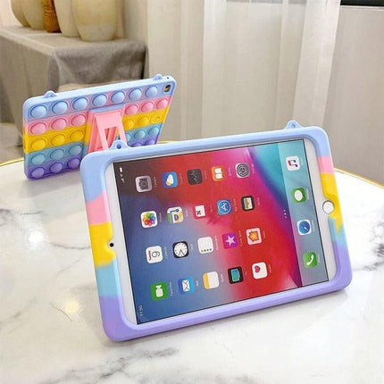 compatible with Tablet Case-Bear Head Color + Lanyard-IPAD mini 4_max.