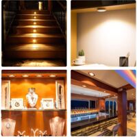G4 LED Bulb 2W 12-24V Warm White 3000K 200LM Non-Dimmable 12x5050 SMD for Cabinets Compatible with Phillips Oral-B Braun.
