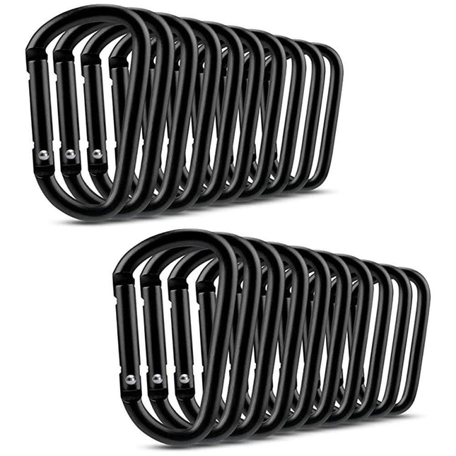 20 pcs Small Carabiners, Multifunctional Aluminum D-ring Clips_max.
