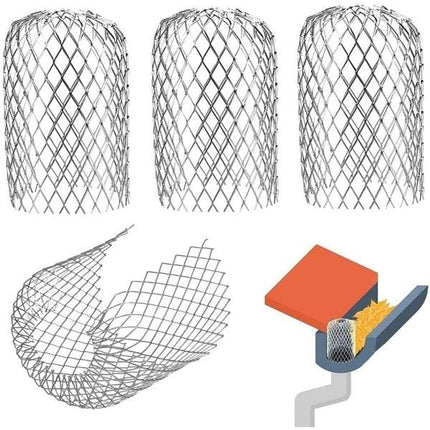 4-pack expandable metal gutter filter screens, leaf strainers, gutter and downspout guards - max.