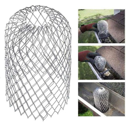 4-pack expandable metal gutter filter screens, leaf strainers, gutter and downspout guards - max.