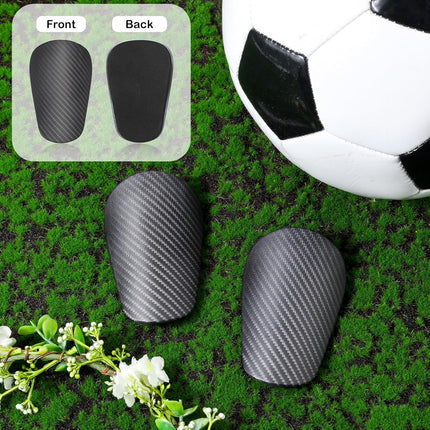 Football Shin Guards Dark Grey 9.5x4cm Youth Adult Shin Guards.