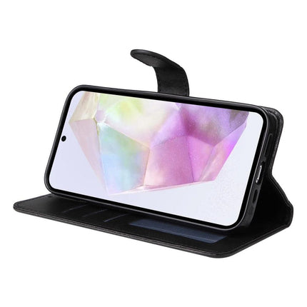 Compatible with Samsung A56 5G Wallet Case PU Leather Cover Samsung Multiple Colors Black Black Max.
