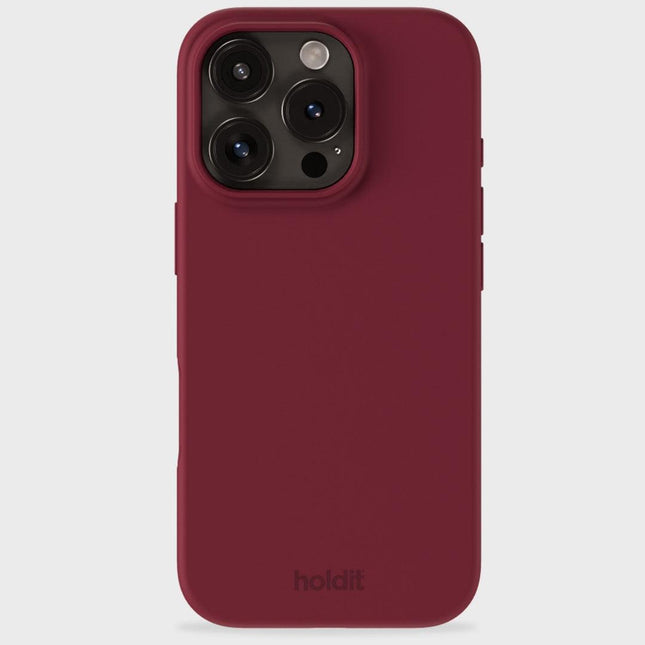 holdit iPhone 16 Pro Max Mobile Case Silicone Red Velvet_max.
