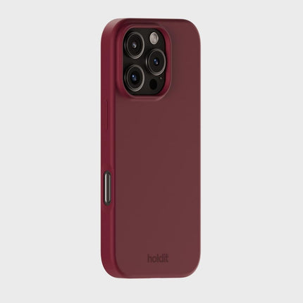 holdit iPhone 16 Pro Max Mobile Case Silicone Red Velvet_max.