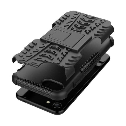 iPhone 7 8 SE 2020 2022 Compatible Ultimate Shockproof Stand Case Black.
