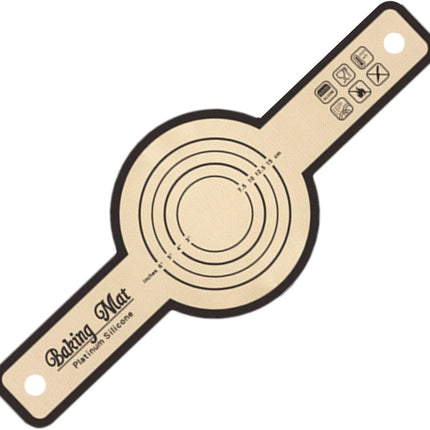 Silicone Dough Mat with Precise Scale Foldable Bread Rolling Kneading Baking Mat.