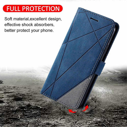 Case Compatible with iPhone 11 Leather Magnetic Folio Case with Card Holder Compatible with iPhone 11- Perfect Blue-max Blue.