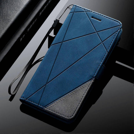 Case Compatible with iPhone 11 Leather Magnetic Folio Case with Card Holder Compatible with iPhone 11- Perfect Blue-max Blue.