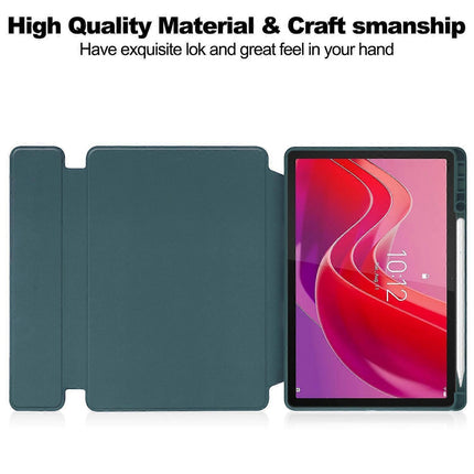 Lenovo Tab M11 Xiaoxin Pad 11 2024 Tablet Cover with Bluetooth Keyboard Stand PU Acrylic Case Compatible with Lenovo Multicolor Style C.