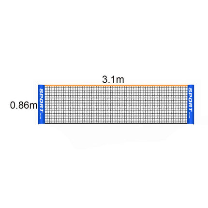 Portable Badminton Net Replacement for Outdoor Sports Training 3/4/5/6M x 3.1M.