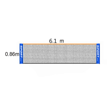 Portable Badminton Net Replacement for Outdoor Sports Training 3/4/5/6M x 3.1M.