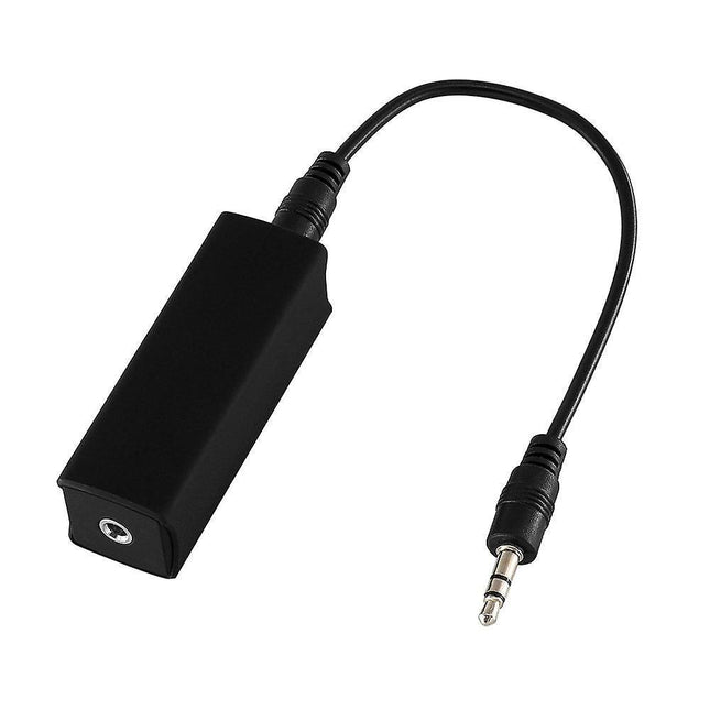 Ground Loop Noise Isolator Effectively Eliminates Audio Noise for Car Stereo System Home Speaker with 3.5mm Audio Cable.