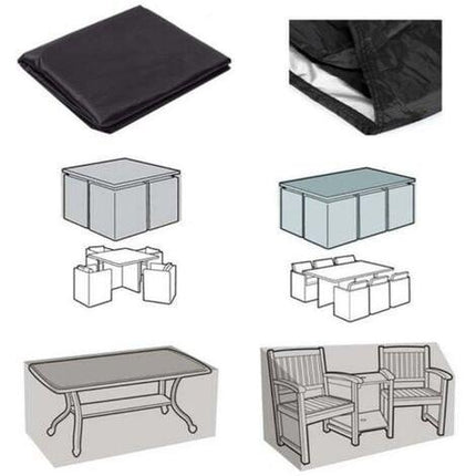 Rectangular Cover Waterproof Cover Outdoor Furniture Cover Waterproof Tarpaulin Oxford Clo.