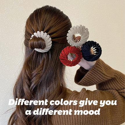 Magic Hair Clip Bird's Nest Flat Ponytail Lazy Hair Clip.
