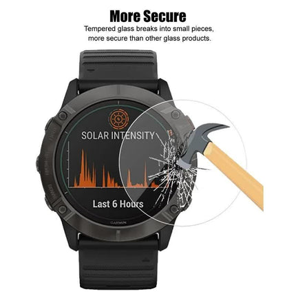 Tempered Glass for Garmin Fenix 7X 7S 7 6X 6S 6 Pro Garmin Fenix 5 5S 5X Plus Screen Protector Film Film Fenix 6S Pro quantity-1pc glass.