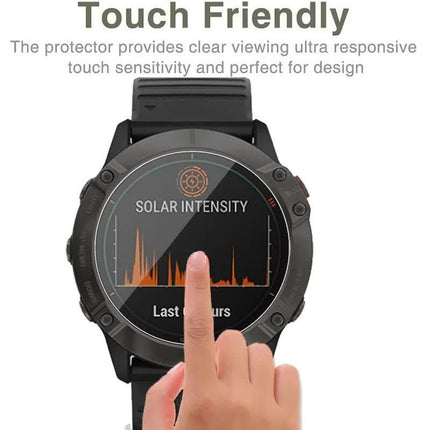 Tempered Glass for Garmin Fenix 7X 7S 7 6X 6S 6 Pro Garmin Fenix 5 5S 5X Plus Screen Protector Film Film Fenix 6S Pro quantity-1pc glass.