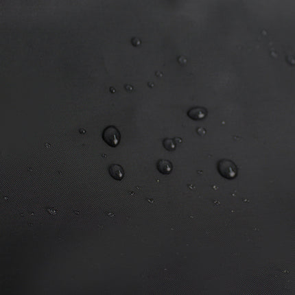Black Waterproof Mildew Resistant Solid Color Shower Curtain.