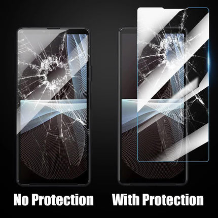 Sony Xperia 1 II Tempered Glass Screen Protector 3 Pack.
