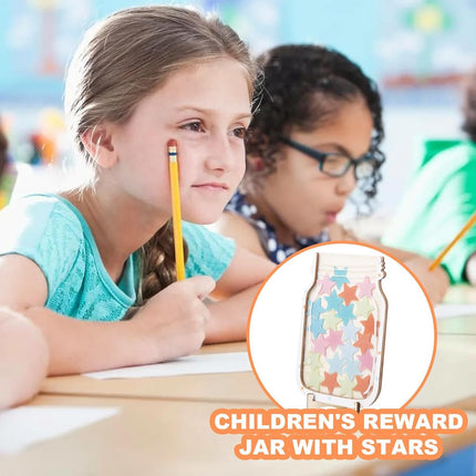 Star Reward Jar and Dinosaur Reward Board with Positive Behavior Chart for Classroom Management.