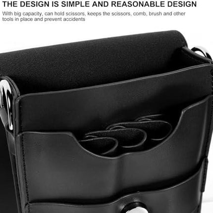 Leather Scissor Bag, Tool Bag, Leash Holder, Leather Scissors, Hairdressing Scissors Bag, Hair Stylist Scissors Case.