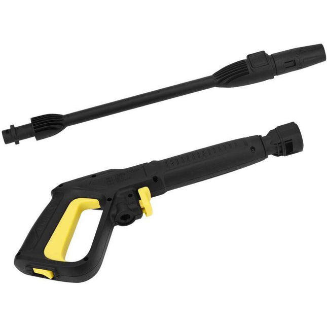 High Pressure Washer Gun Compatible with Karcher K Series, Including Car Wash Gun, Handle, Long Foam Gun and Bottle Cleaning Set.